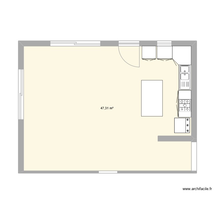 cuisine julie. Plan de 0 pièce et 0 m2