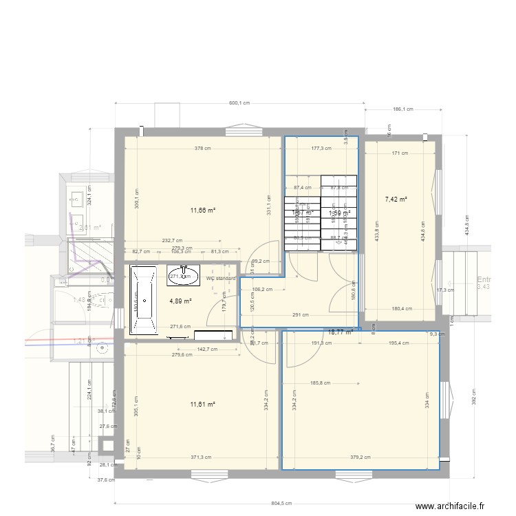 Oasis_projet_CuisineL6. Plan de 39 pièces et 255 m2