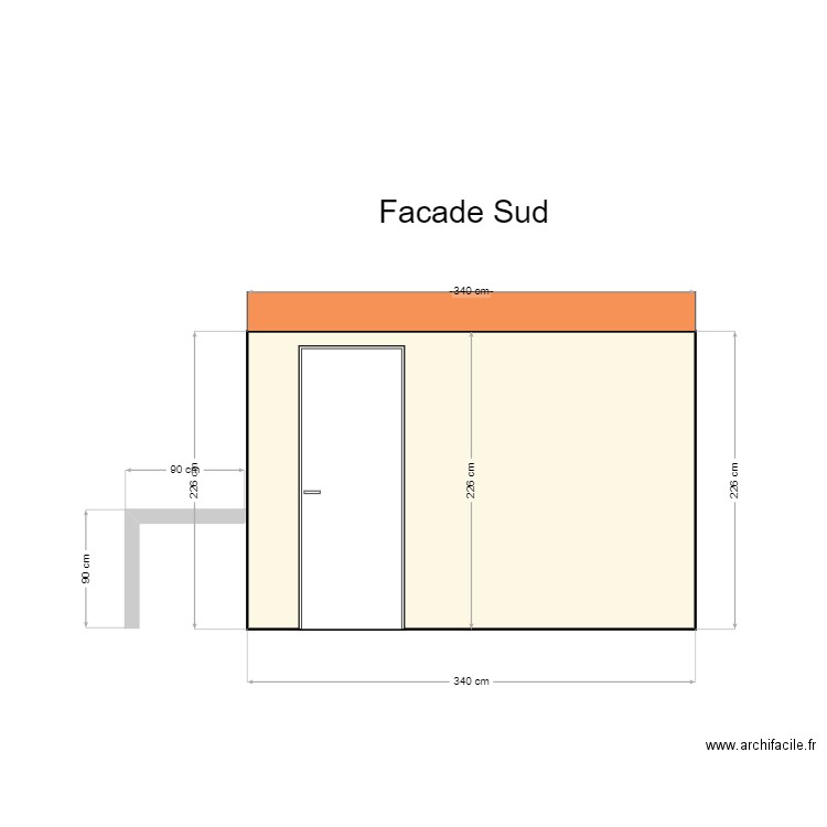 Extension cave façade sud. Plan de 0 pièce et 0 m2