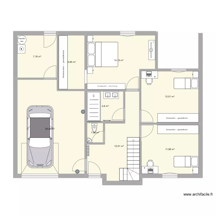 rdc elec. Plan de 9 Pièces et 96 m² rdc elec. Plan de 9 Pièces et 96 m²