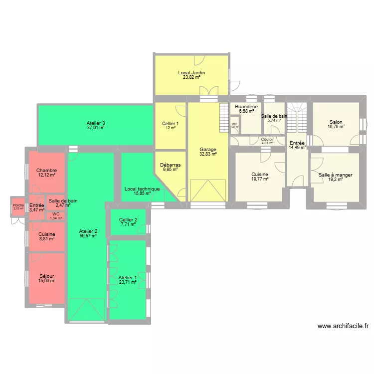 Bourguignon-l&egrave;s-la-Charit&eacute; V2. Plan de 