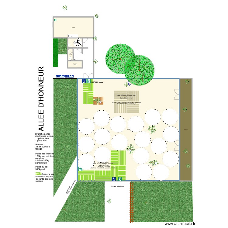 Daikin 09092024. Plan de 6 pièces et 489 m2