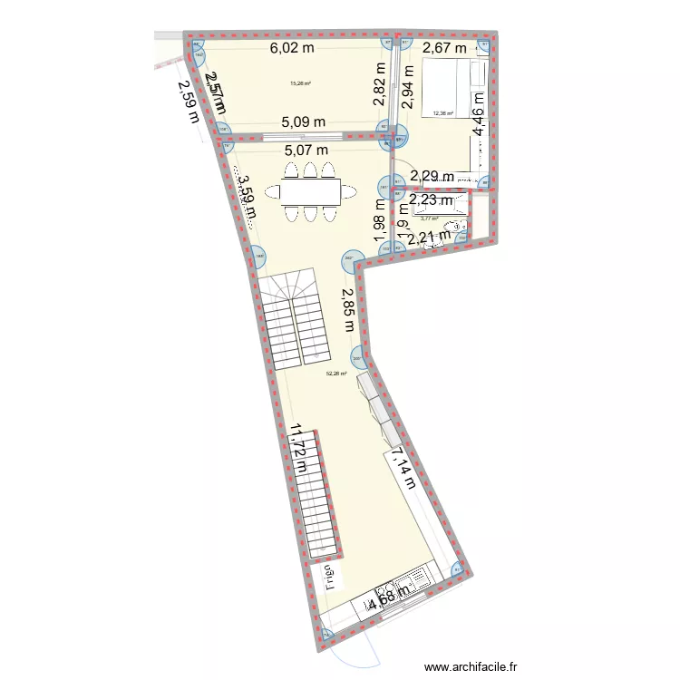 Maison_Qala_Perla. Plan de 
