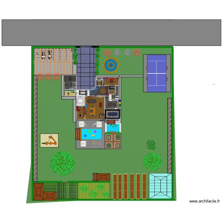 stub. Plan de 56  et 2520 m²