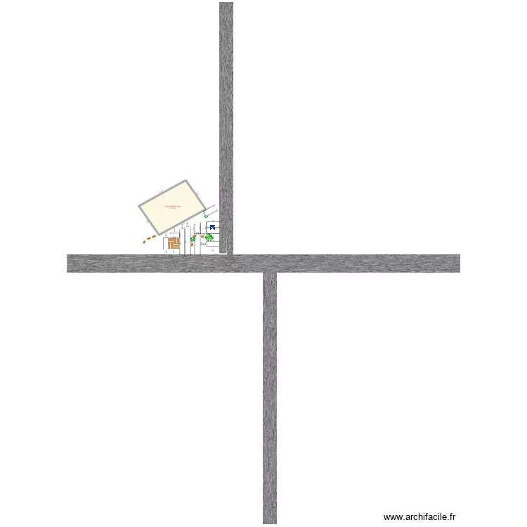 mbeton. Plan de 1  et 279 m²