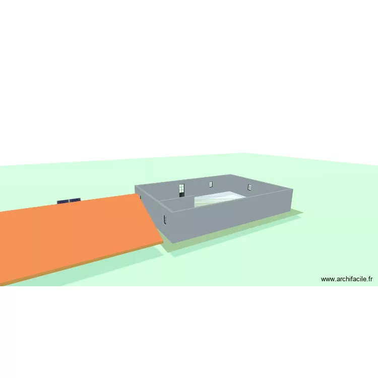 PLAN smart home. Plan de 1  et 160 m²