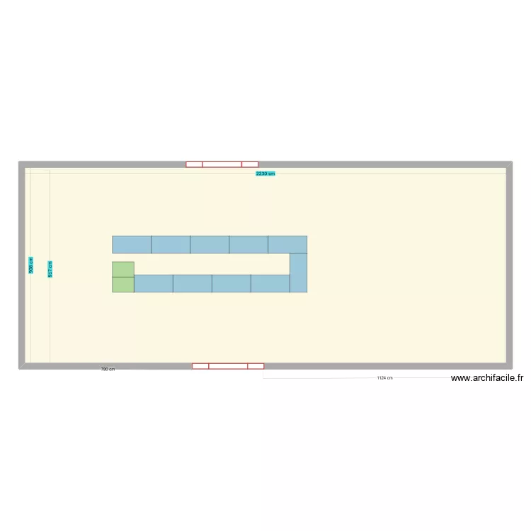 stand auchan 2024. Plan de 
