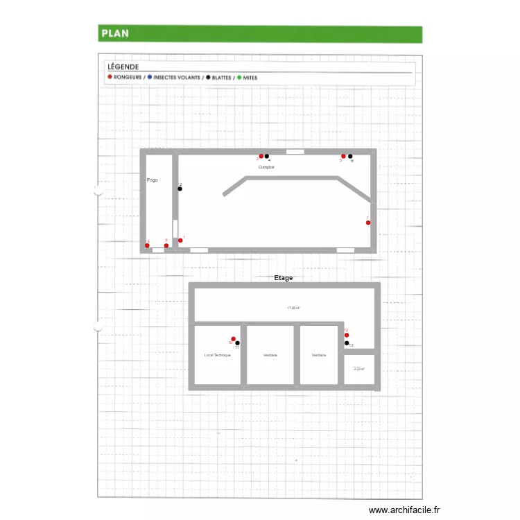 Abattoir Ettelbruck Lorentzweiler. Plan de 