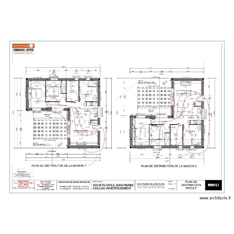 CAILLAU MAISON 1. Plan de 0 pièce et 0 m2
