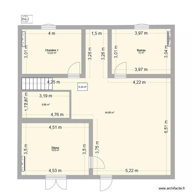 TRUCHON. Plan de 6  et 98 m²