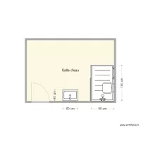 Plan apr&egrave;s travaux Menez sdb 1er