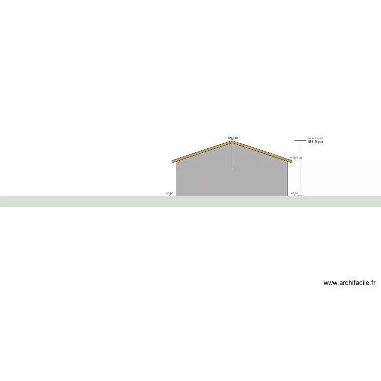 MAXIME P0ULIN. Plan de 2 Pièces et 116 m²
