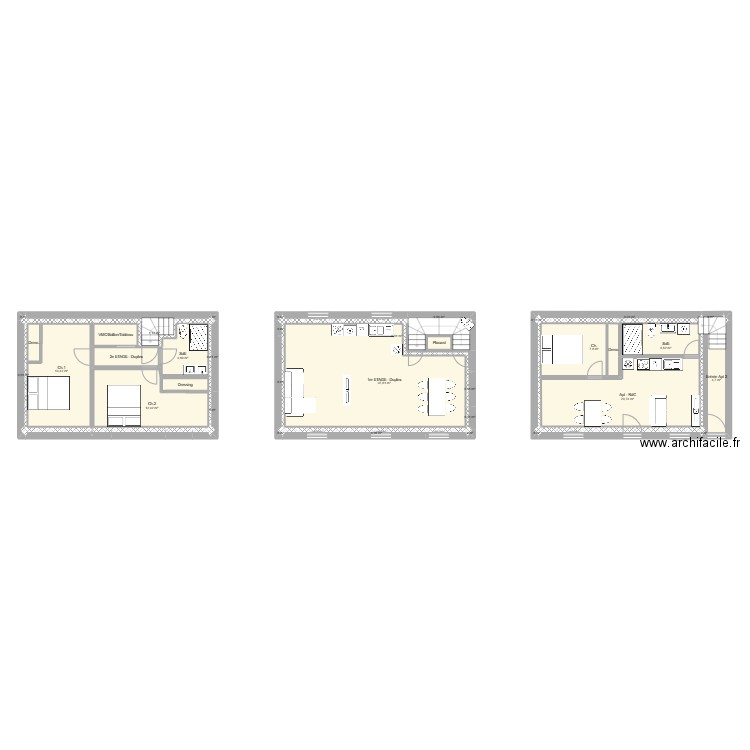 St-G-L-P_Bis. Plan de 40 pièces et 121 m2