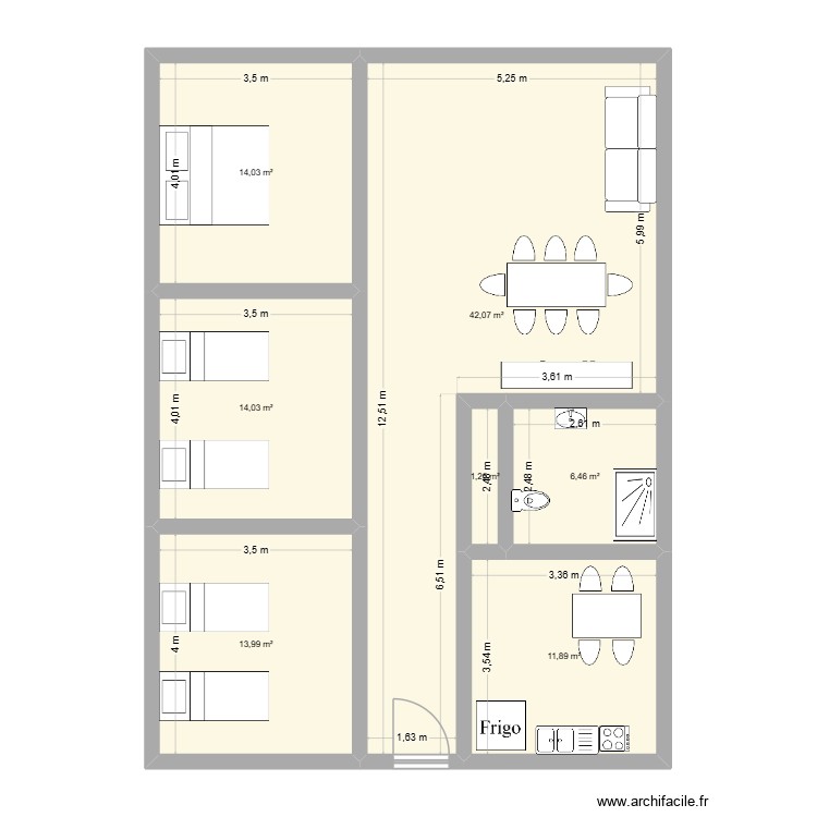 Fatou. Plan de 0 pièce et 0 m2
