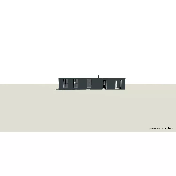 plan g&eacute;n&eacute;ral maison. Plan de 5 Pièces et 98 m²