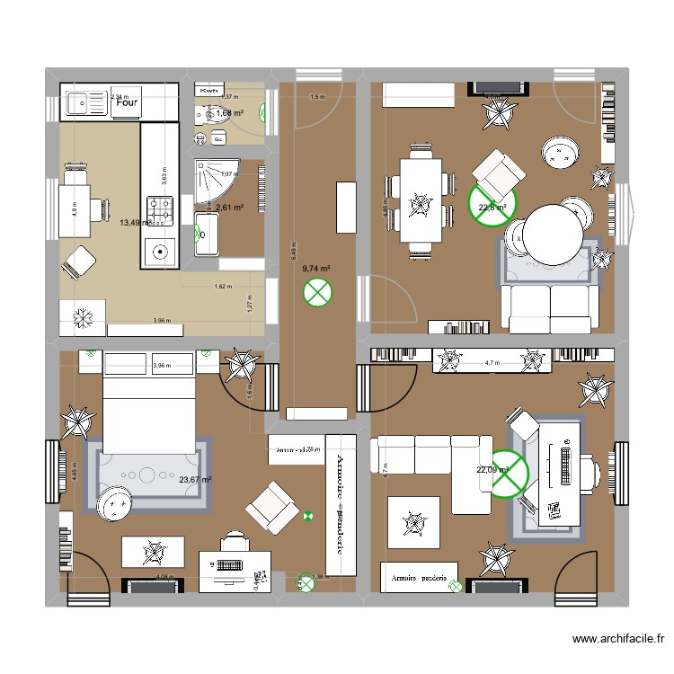 Chez Boubou VF. Plan de 0 pièce et 0 m2
