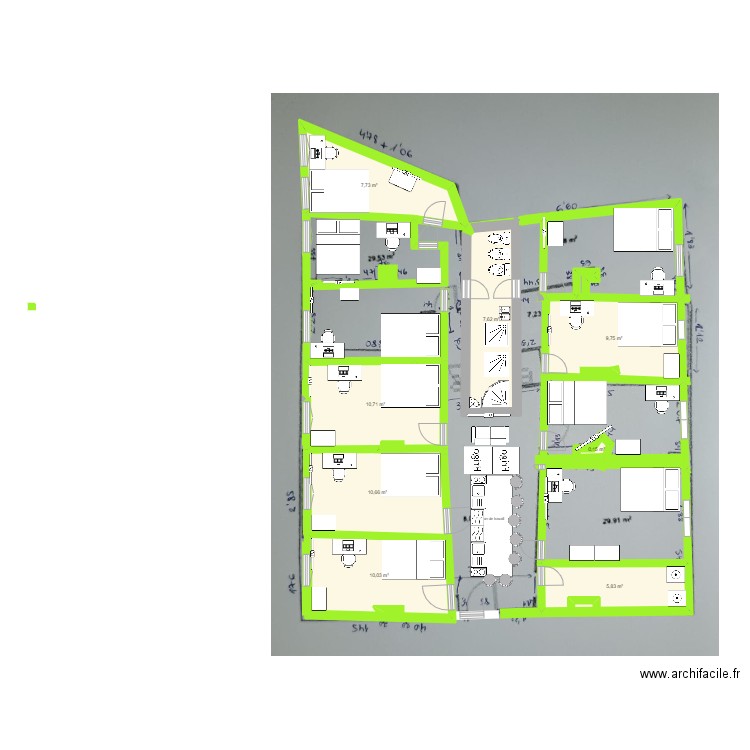 Angosta del Carmen Brut 1. Plan de 0 pièce et 0 m2