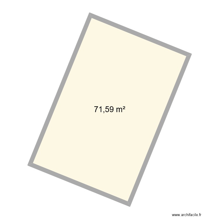 76237 ESD BAT 2 MAIRIE. Plan de 1 pièce et 72 m2