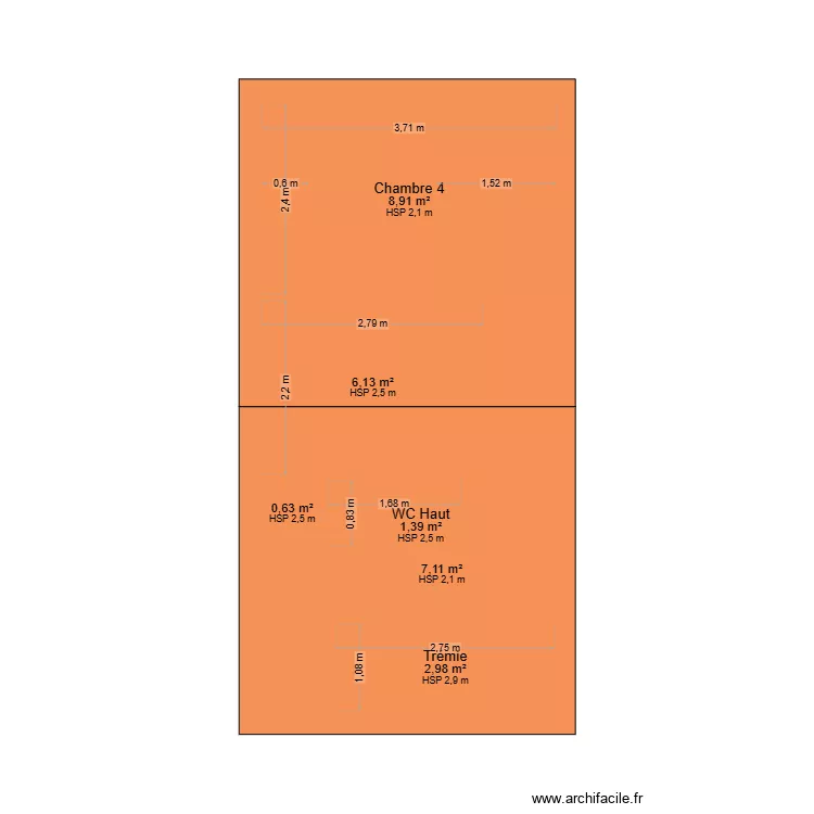 VALRAS 6. Plan de 8 et 58 m² VALRAS 6. Plan de 8 et 58 m²