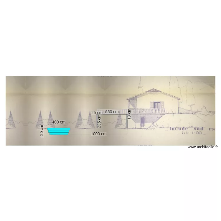 Plan de coupe. Plan de 