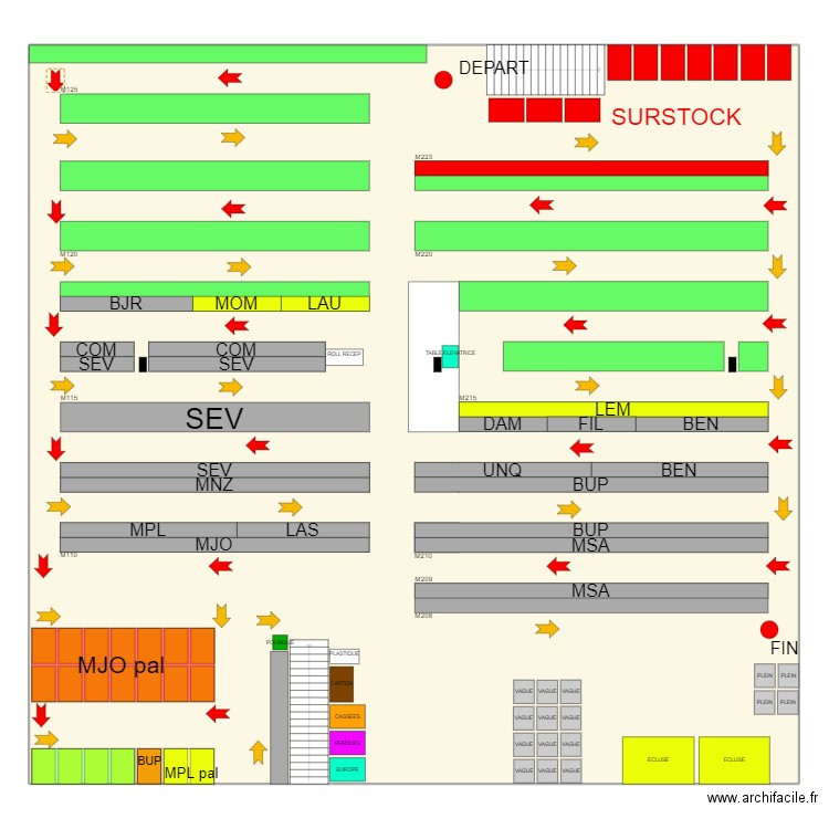 mezza MJO 13/12/2023. Plan de 1 pièce et 656 m2