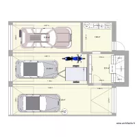 plan garage + &eacute;tage 3
