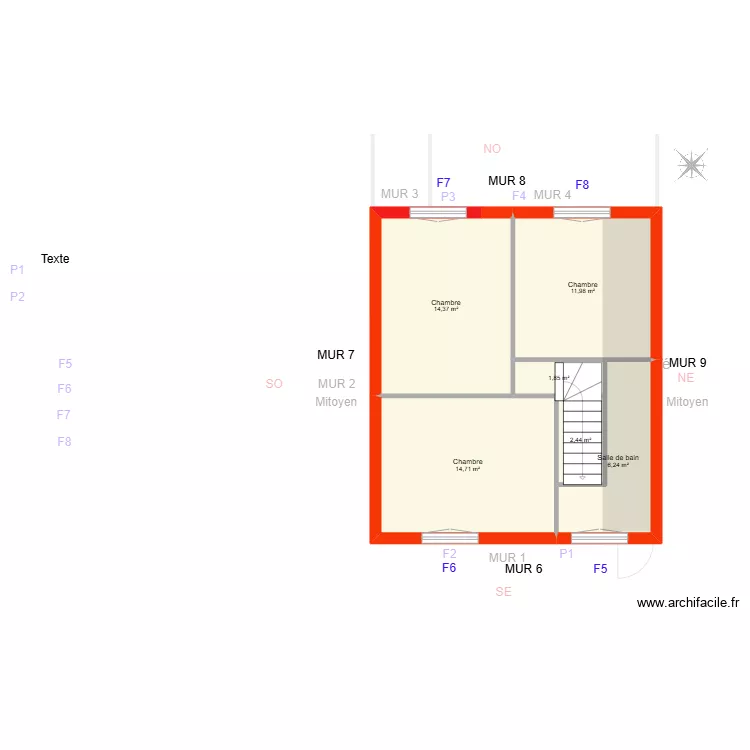 COLIN_ Existant. Plan de COLIN_ Existant. Plan de