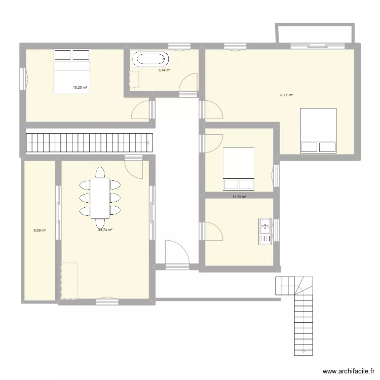 Casa Chaves 2. Plan de Casa Chaves 2. Plan de
