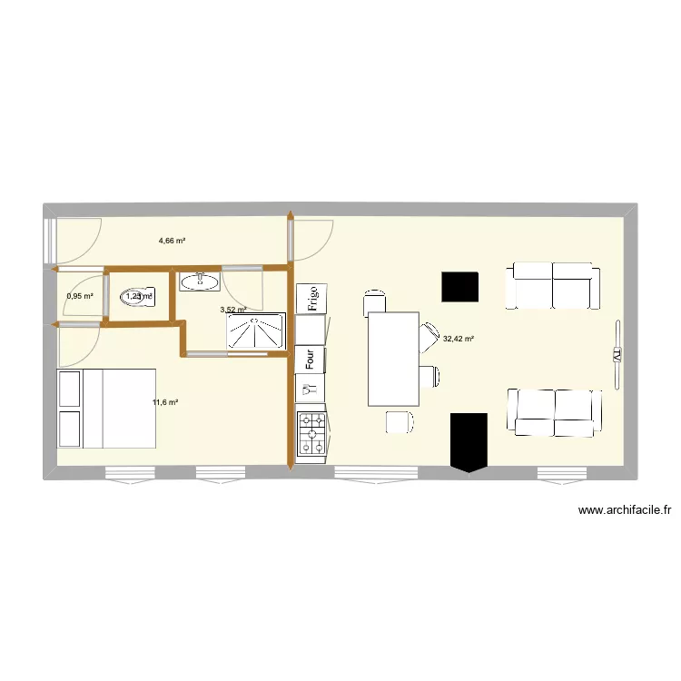 Appt Antoine 2. Plan de 