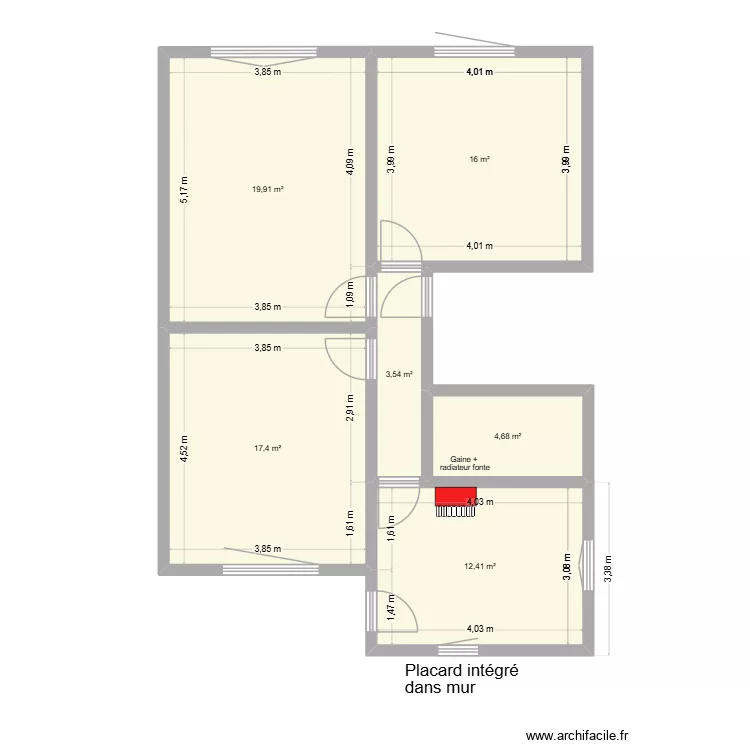 JJ1. Plan de 6 et 74 m² JJ1. Plan de 6 et 74 m²