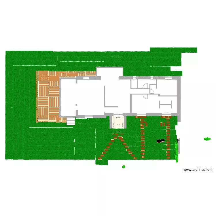 maison permis. Plan de 
