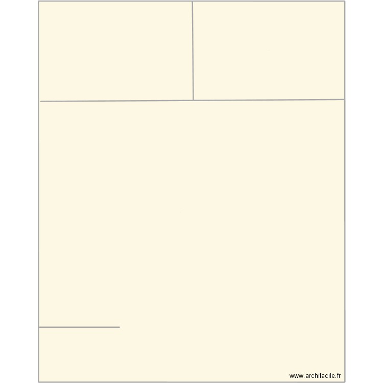 maison 3juin. Plan de 2 pièces et 1882 m2