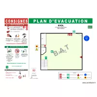 Plan d'évacuation Niv 1 EVOL 1.1