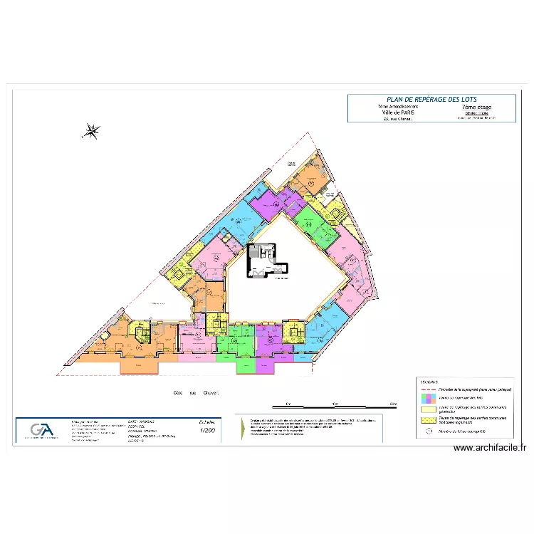 chevert plan &eacute;chelle. Plan de 4  et 21 m²
