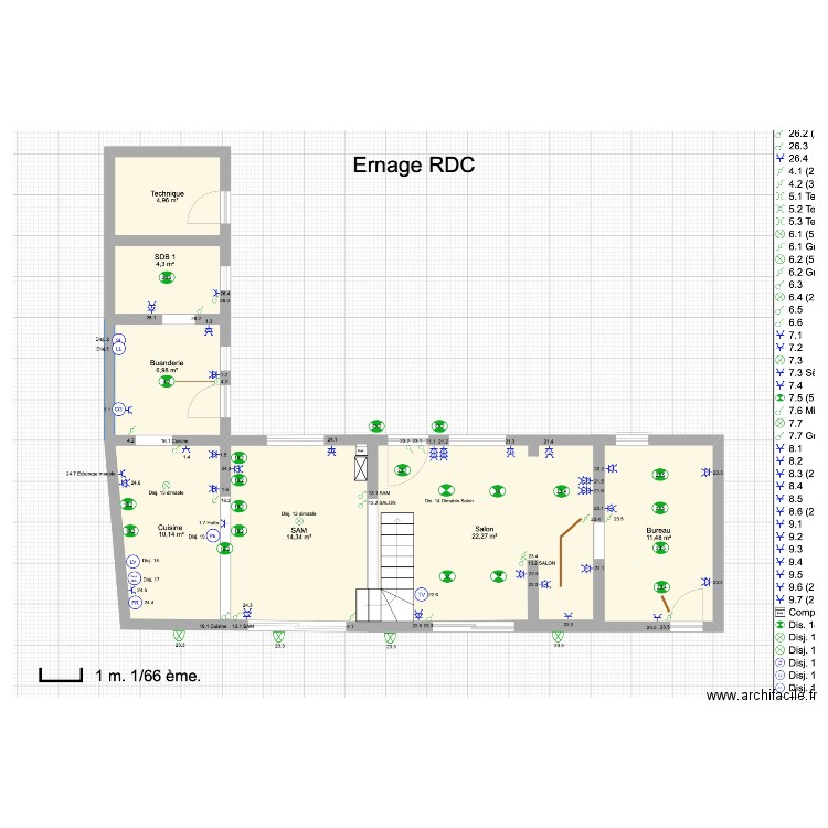 ernage simon rez. Plan de 0 pièce et 0 m2