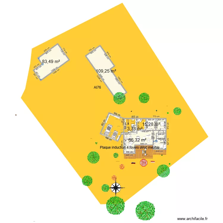 2000 Sud. Plan de 2000 Sud. Plan de