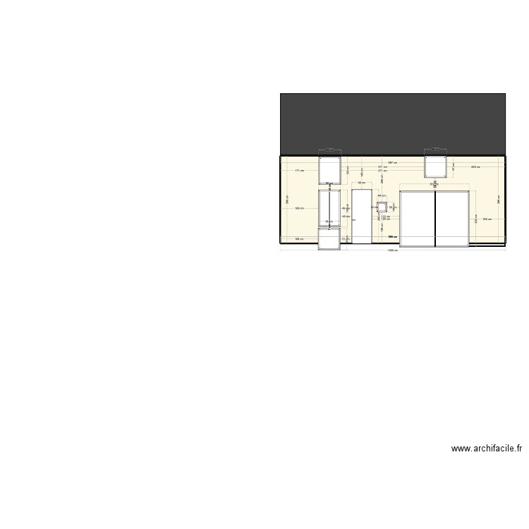 Facade SUD. Plan de 0 pièce et 0 m2