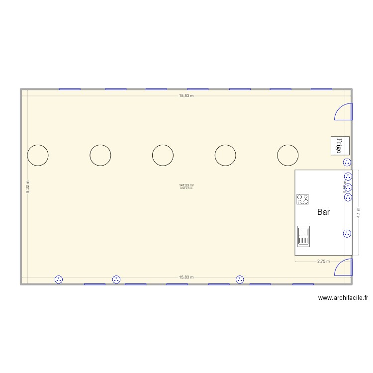 Salle Communale Ardres - Grande. Plan de 0 pièce et 0 m2