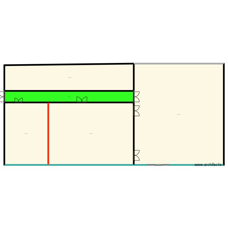 test. Plan de 5 pièces et 1177 m2