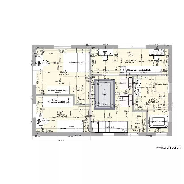 REZ SUPERIEUR 1. Plan de 