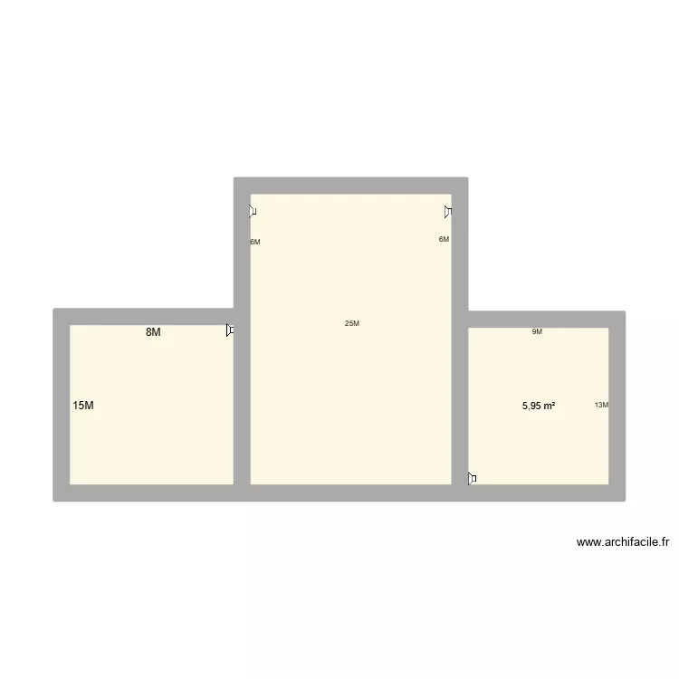 COUVREUX. Plan de 2 et 29 m² COUVREUX. Plan de 2 et 29 m²