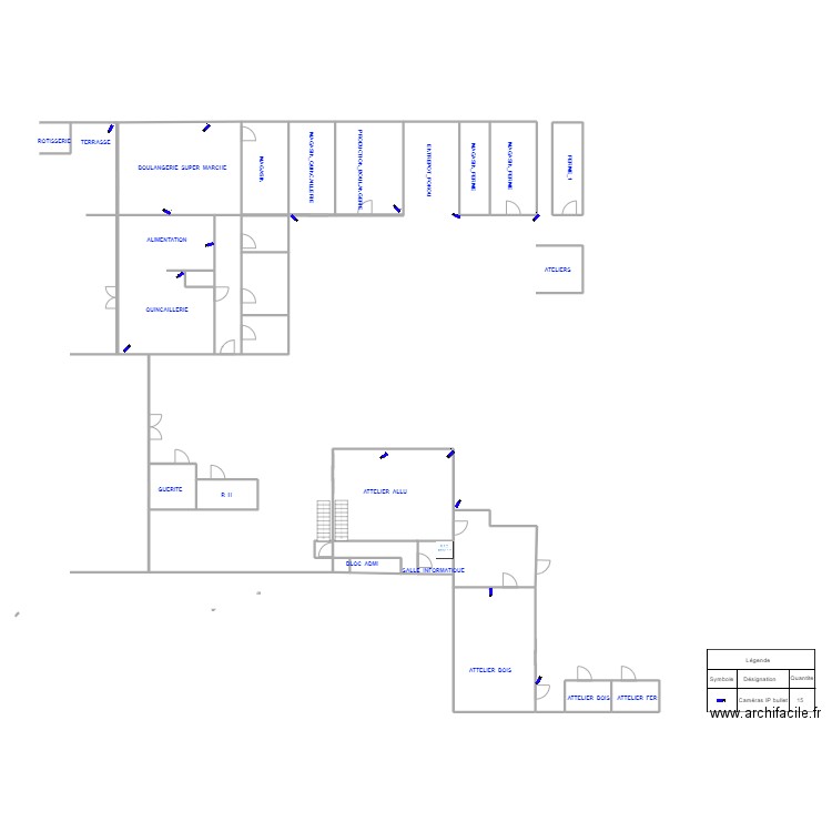 Plan vidéo fok soa . Plan de 22 pièces et 394 m2