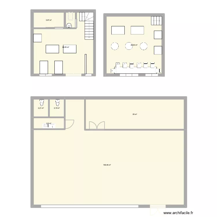 Nantes. Plan de 8 et 190 m² Nantes. Plan de 8 et 190 m²