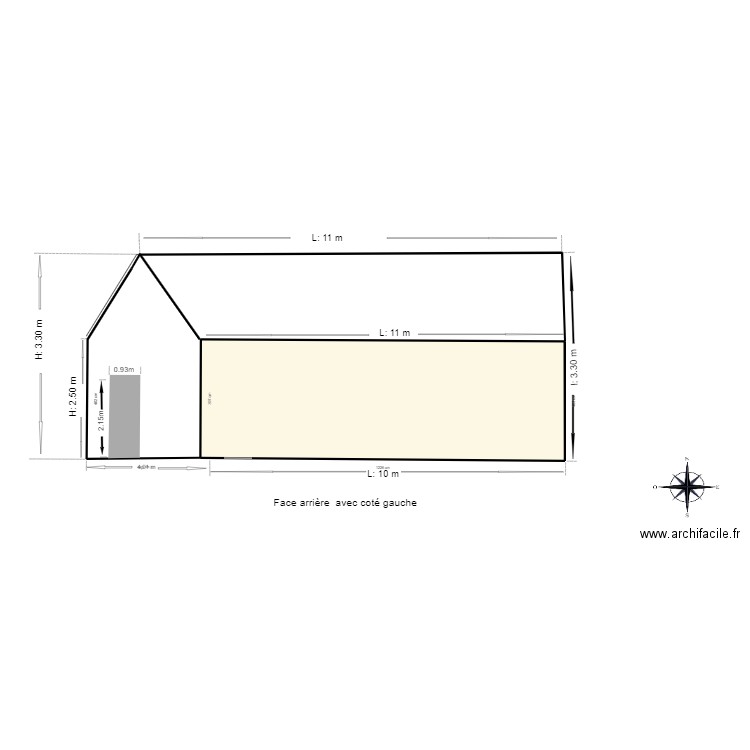 GARAGE. Plan de 0 pièce et 0 m2