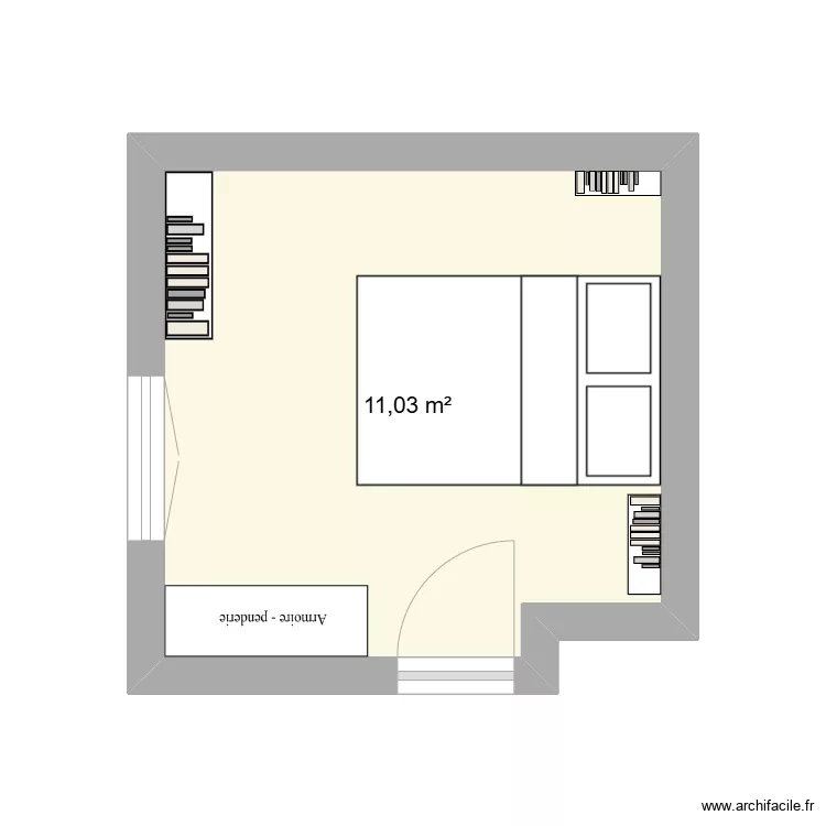 chambre plan 2 . Plan de 