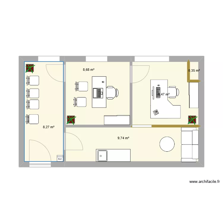 plan 3. Plan de 
