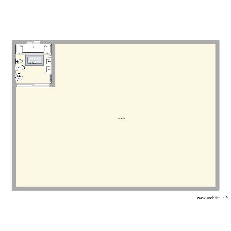Dream home. Plan de 2 pièces et 154 m2
