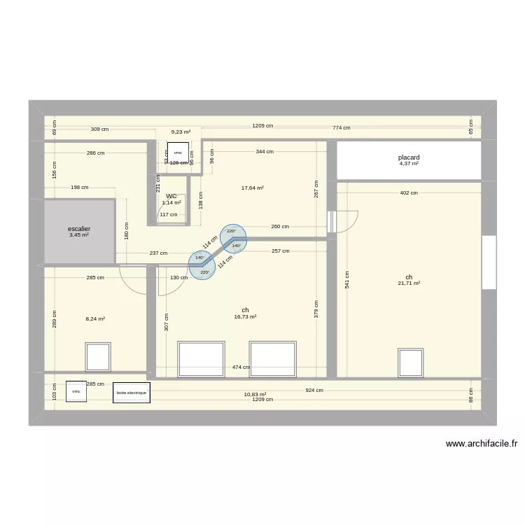 ETAGE jose. Plan de 0 pièce et 0 m2