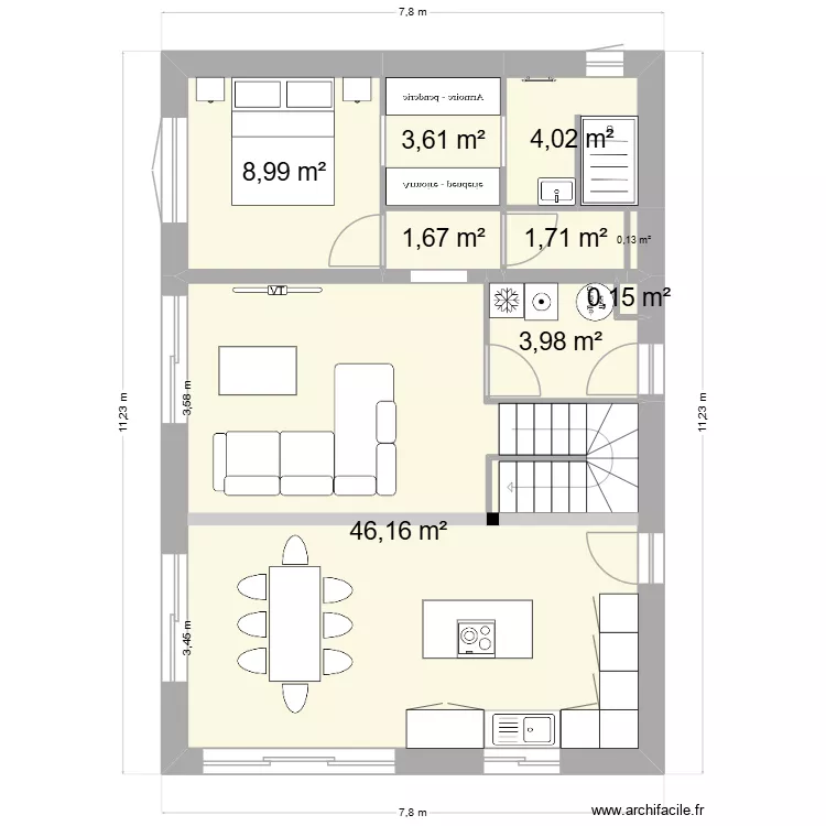 maison 5. Plan de 15 et 122 m² maison 5. Plan de 15 et 122 m²