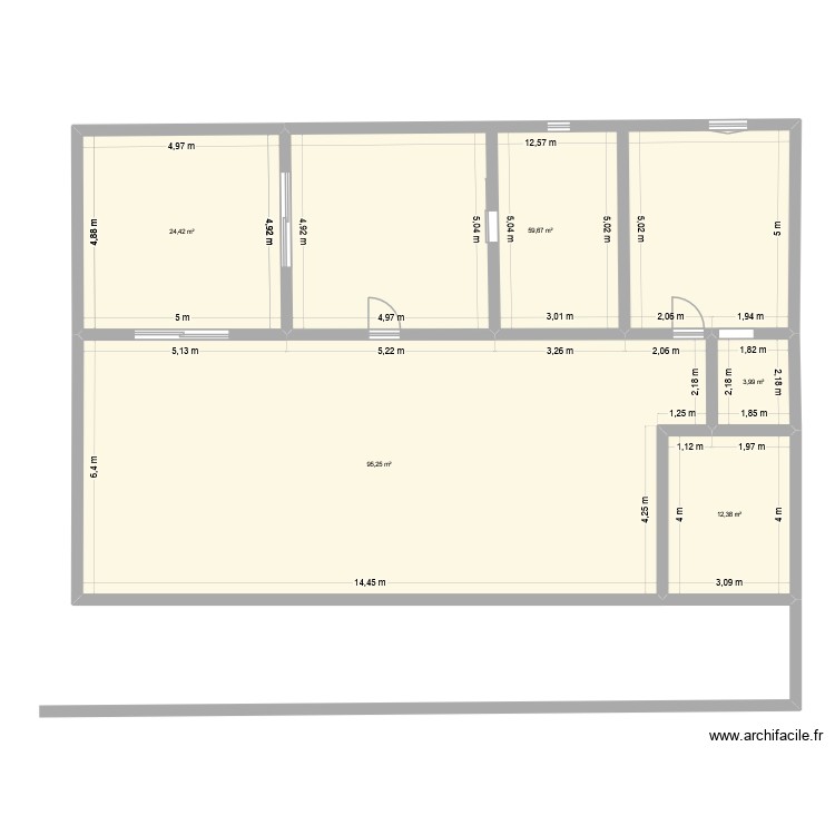 Maison Mada. Plan de 0 pièce et 0 m2